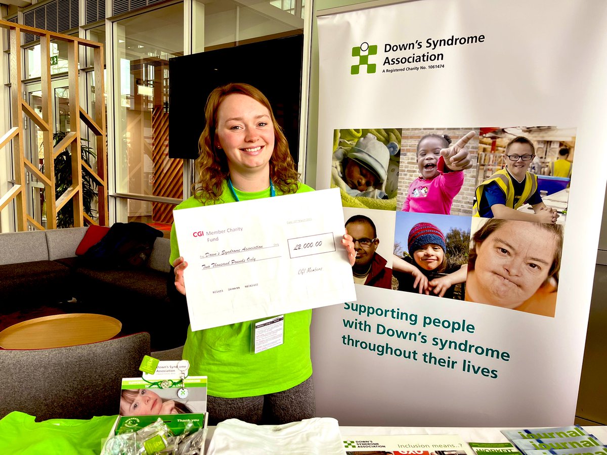 This #WorldDownSyndromeDay has been amazing! We got to see the lovely team at <a href="/CGI_UKNEWS/">CGI UK</a> and our <a href="/DSWorkFit/">DSWorkFit</a> recruits Rebecca, Daniel and Billie 💚

Everyone rocked their #LotsOfSocks and we received a wonderful donation too - Thank you!

What a way to start off #AwarenessWeek 🙌🏻