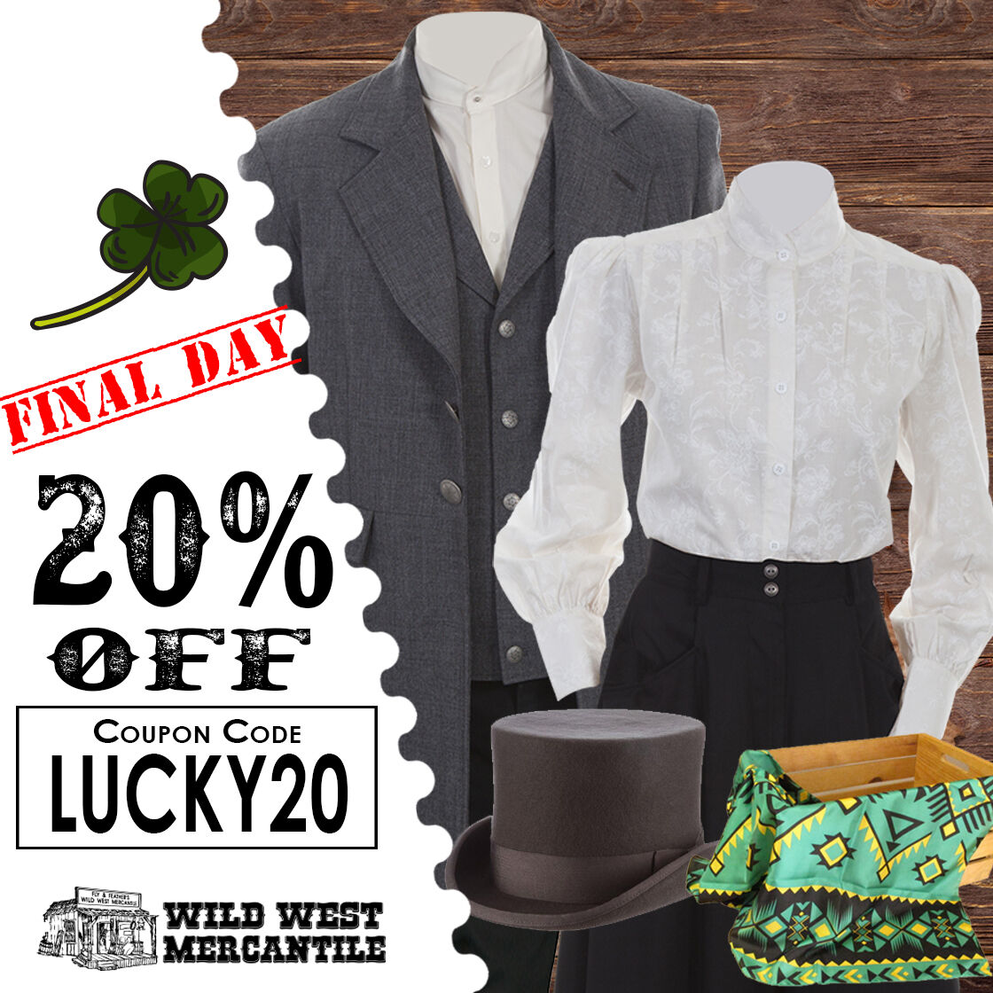 Wild West Mercantile on Twitter "🤠FINAL DAY to Save 20 with Coupon