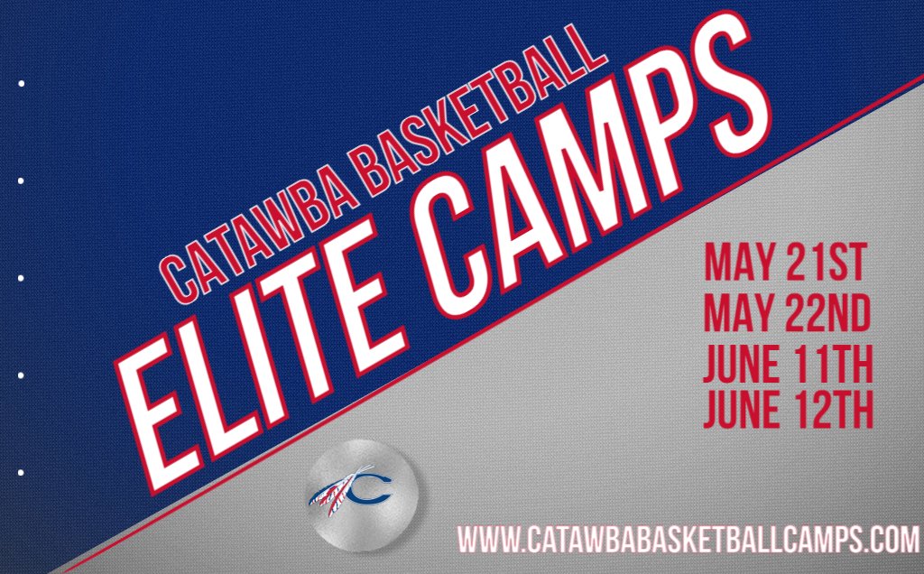 CATUBBALLcamps's tweet photo. Be sure and Register for our 2022 Catawba Basketball Elite Camps.
https://t.co/Mr7QJnyeFr https://t.co/Nx6xILFGnq