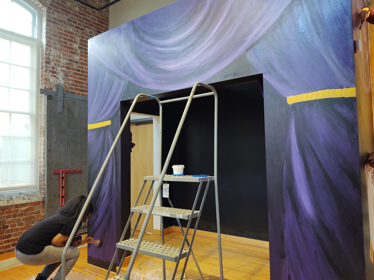 NCPSchools's tweet photo. Watch out! Northern Nash's Art Honor Society completed a 3 wall mural at the Imperial Centre on Saturday, March 12! They did an amazing job! #NCPSStrong #HighExpectations4ALL https://t.co/2q8Cj4aTet