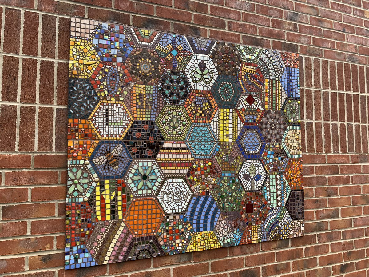MSVHousing's tweet photo. The beautiful mosaics at our extra care scheme, Elmswood Park in #mossside #manchester by @Islebecreative 🐝 https://t.co/qVOtEqMX0z