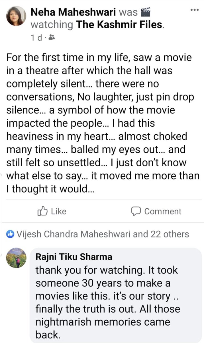 vivekagnihotri's tweet photo. I have observed that the audience is far more respectful to the victims of Kashmir Genocide than the critics. 
What has been your experience? https://t.co/QCG1eh18ia
