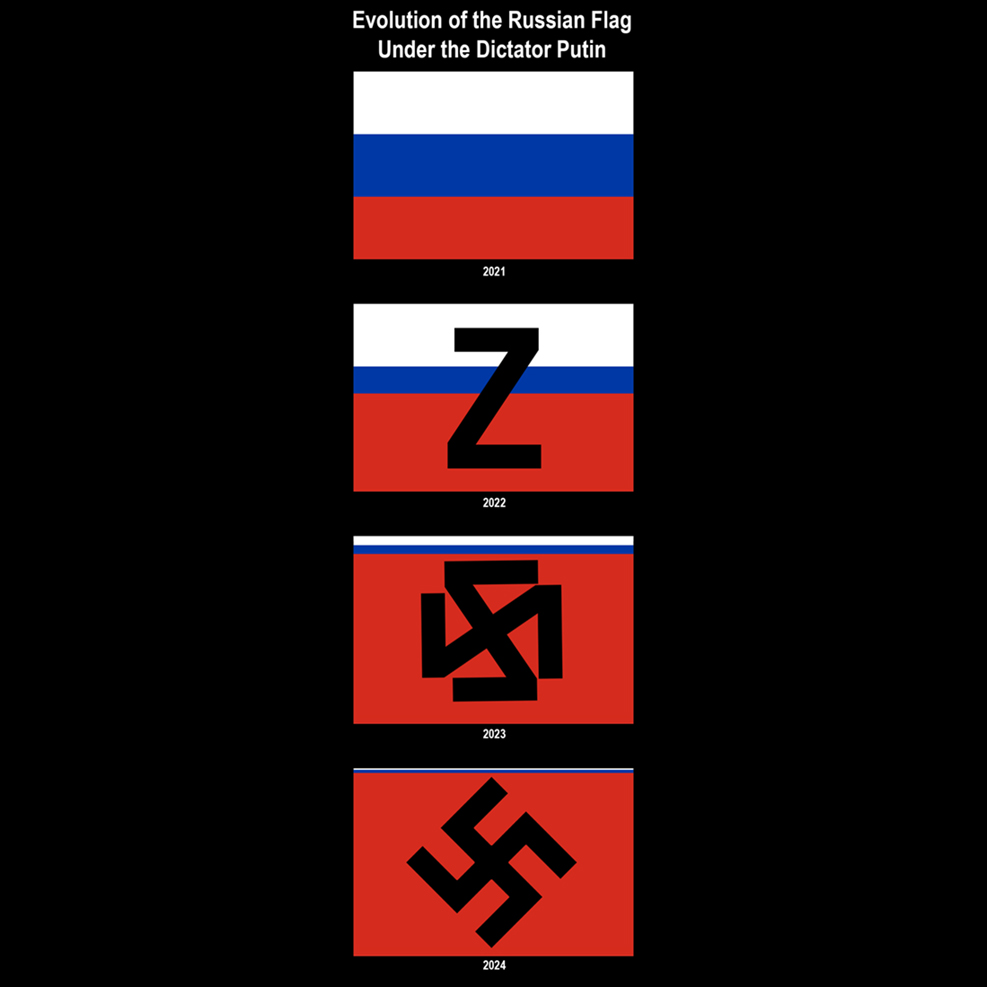 An alternative history flag depicting fascist Russia : r/flags