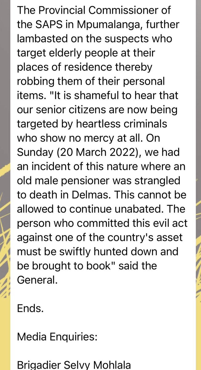 karynmaughan's tweet photo. Award-winning Ndebele artist Esther Mahlangu has been violently attacked and robbed in her home.
Mpumalanga police statement provides disturbing details of the attack, in which the 87-year-old was punched and strangled. 

This is heartbreaking and shameful. 💔 https://t.co/D2waD6I2xG