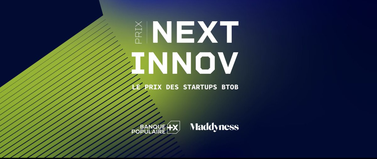 Il reste encore une dizaine de jours aux #startups B2B pour candidater au prix Next Innov 2022 by <a href="/BanquePopulaire/">Banque Populaire</a> et <a href="/bymaddyness/">Maddyness</a>, et c'est par ici : prixnextinnov.com