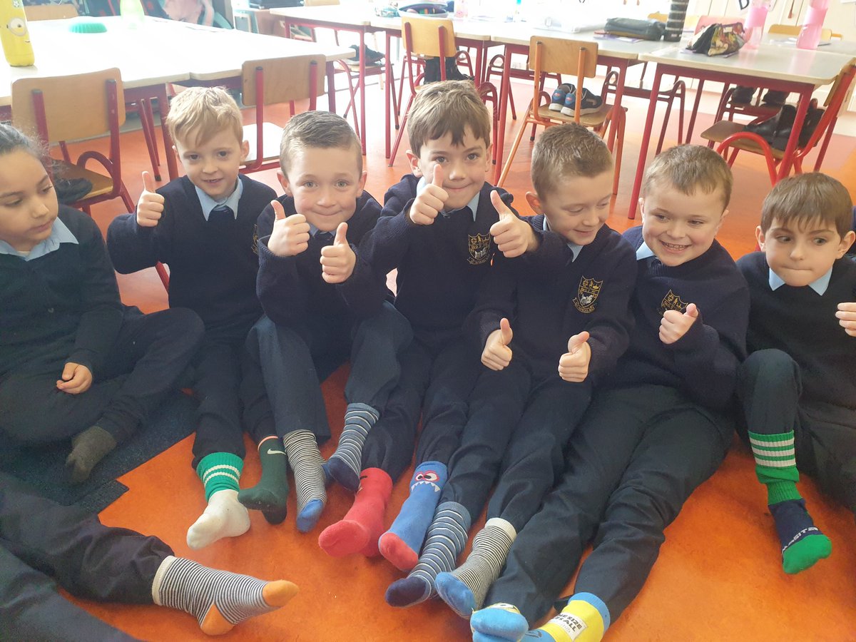 brureens's tweet photo. Senior Infants and First Class 'Rocked their Socks' today for World Down Syndrome day. #InclusionAtEveryAge @DSLimerick https://t.co/jeHgoLjtmX