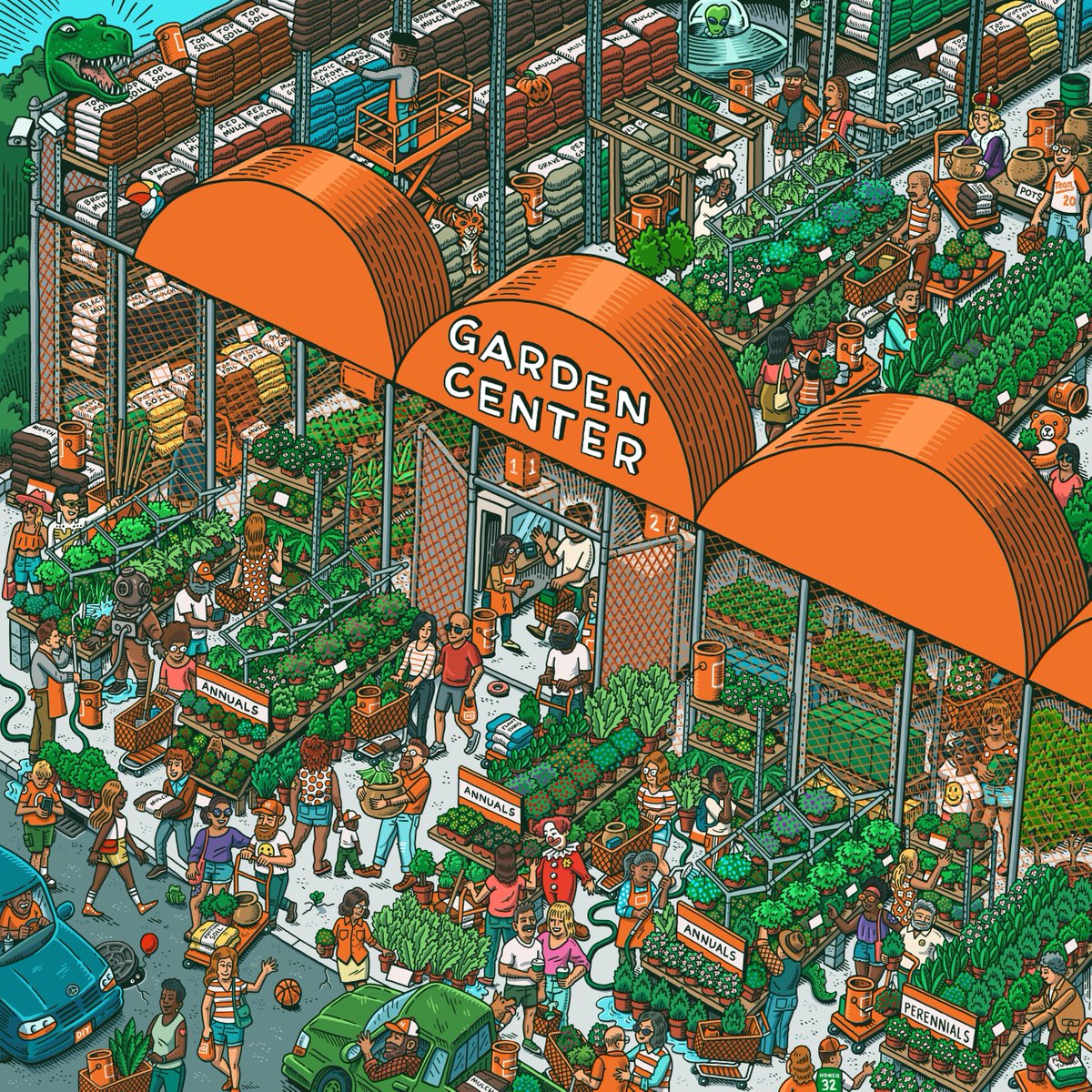 👁🕵️‍♀️: something orange. Guess the number of Homer Buckets in the comments below!

🎨: mario_zucca on IG