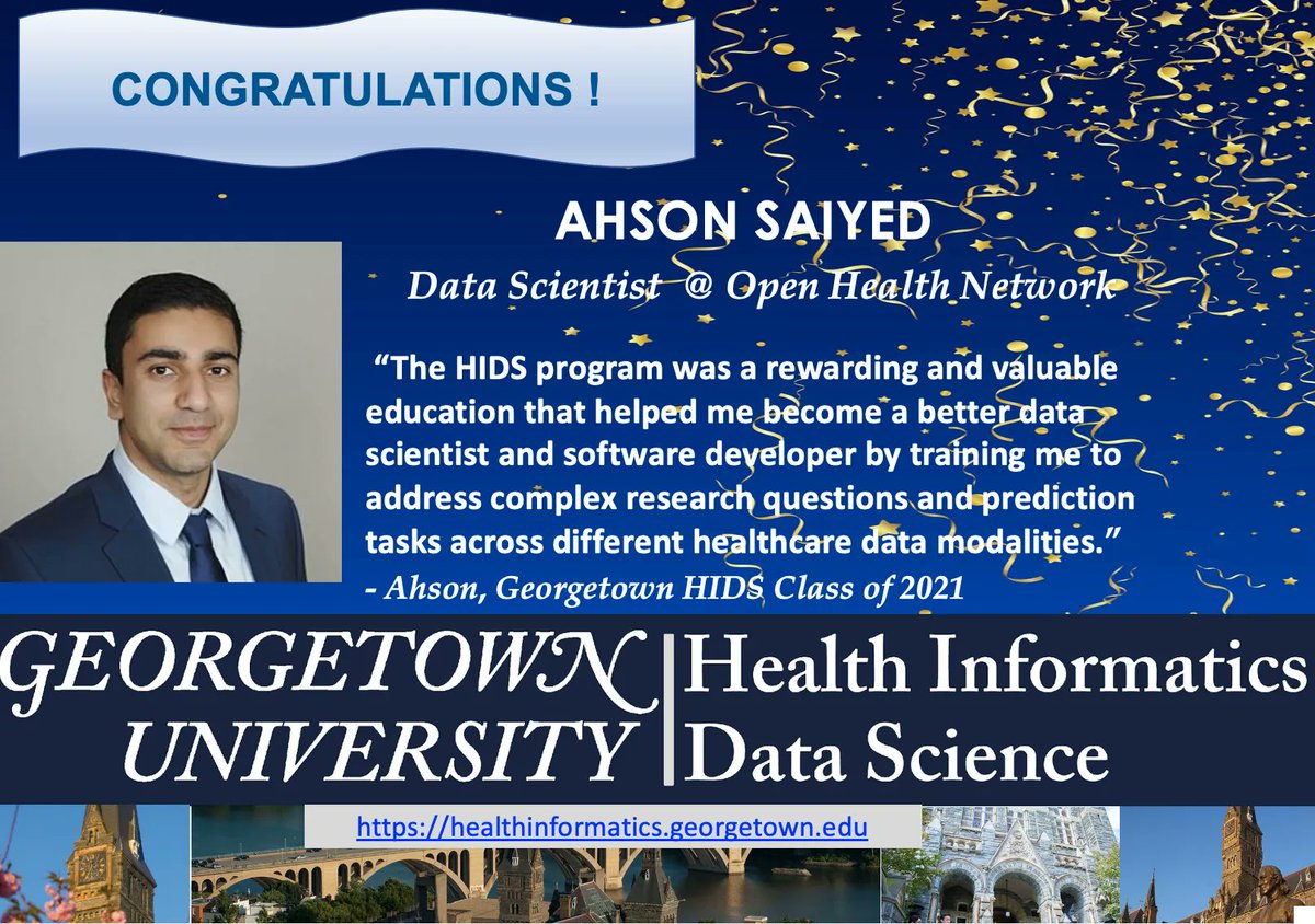 Georgetown Health Informatics & Data Science tweet media