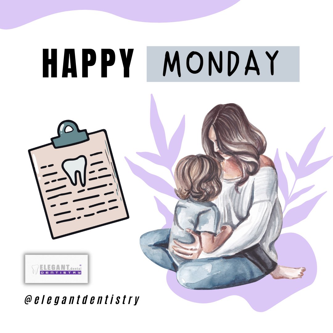 ElegantDentist3's tweet image. Good morning, grown up mom! We wish you a happy Monday full of wisdom from your soul and the smile of your baby kids. Stay hydrated, eat well, get a cleaning and checkups, and remember to stay happy! ❤️🙋‍♀️😍

#brightteeth #healthysmile