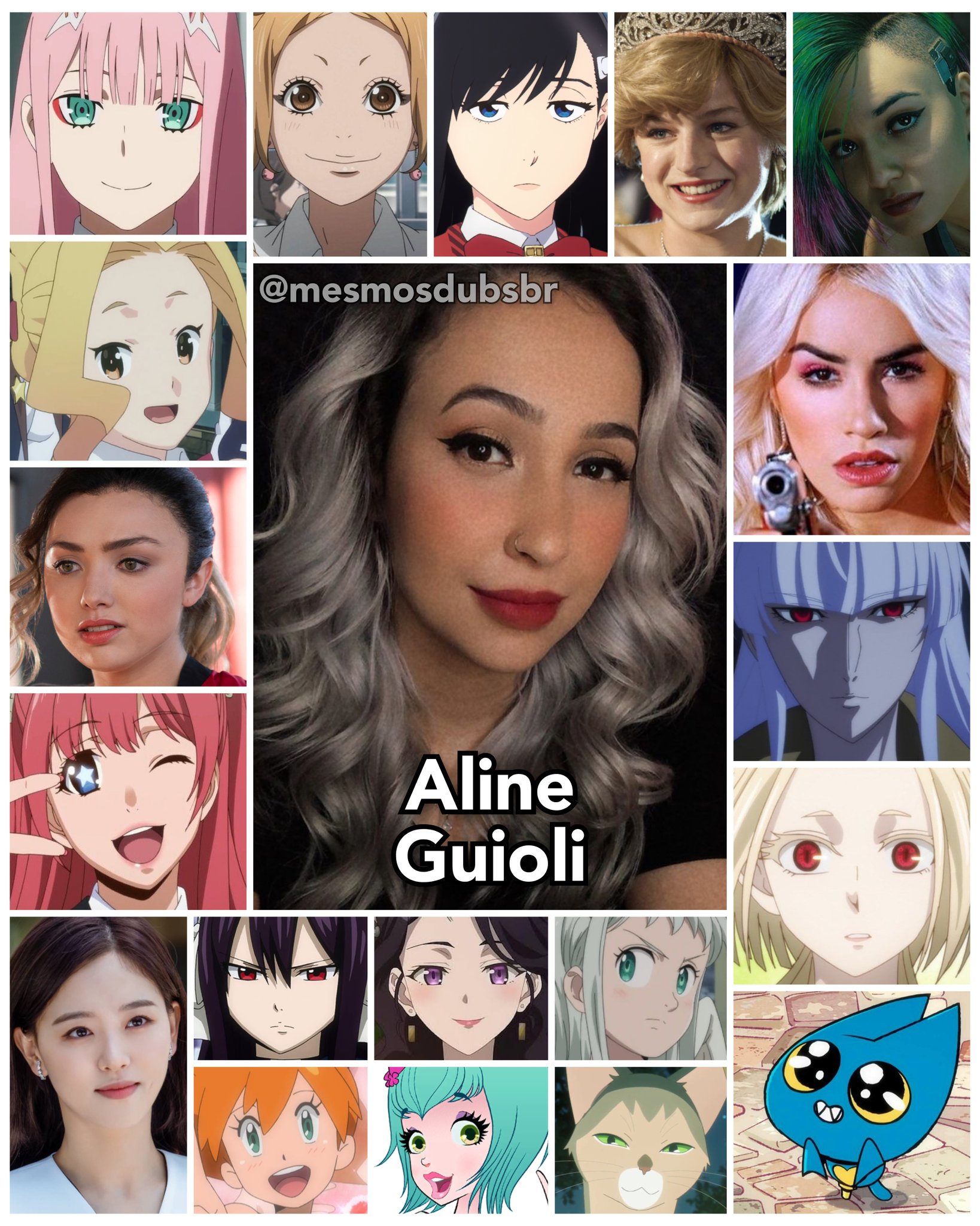 ALINE GUIOLI - DUBLAGENS EM ANIMES 