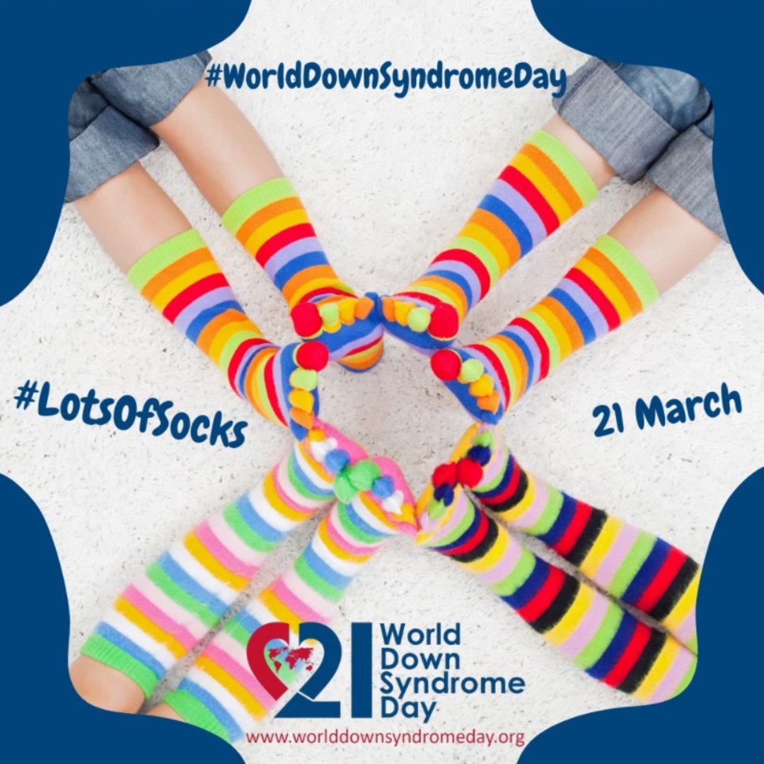 Join us in rocking your socks today! 
#WorldDownSyndromeDay

post and photo credit: @worlddownsyndromeday