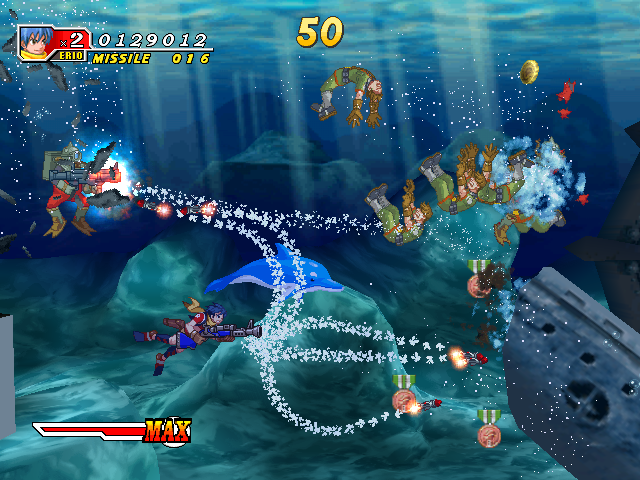 SirArturo3's tweet photo. Si Metal Slug os parece loco, esperad a ver este #arcade llamado #DolphinBlue donde, montados en vuestros delfines, podéis arrasar con todo un ejercito enemigo armado hasta los dientes! Vivan los conflictos y la munición pixelada! Esos no hacen daño a nadie!
#Retrogames #PixelArt https://t.co/oqs9GGI3Lm