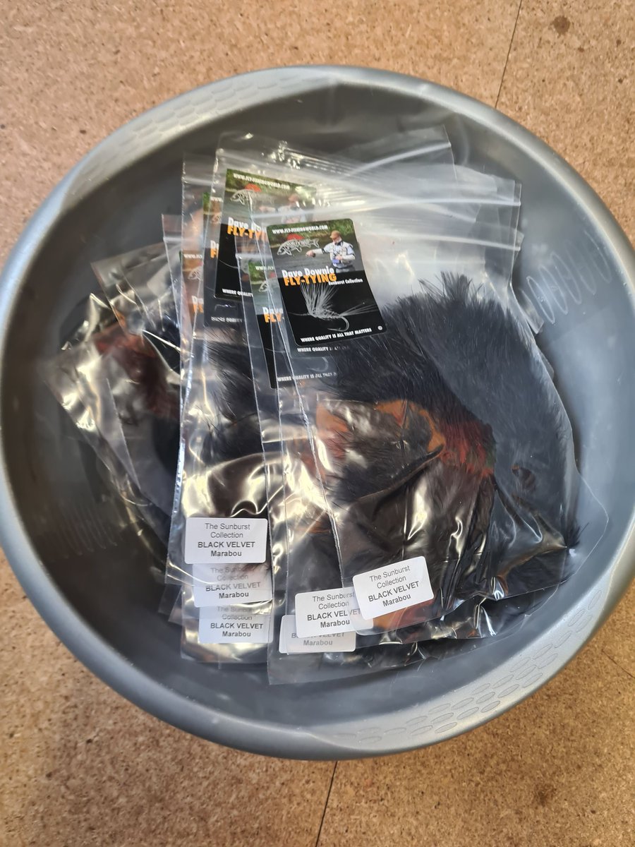 New batch of black velvet marabou the best 

fly-fishingworld.com 
#davedownie #marabou #flyfishingworld