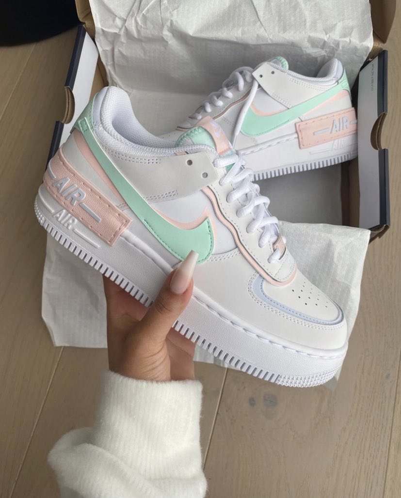 frente soldadura Sermón Bestoffshoes on Twitter: "Air Force 1 Shadow « Atmosphere Mint »  https://t.co/KWyAyc6O4U" / Twitter