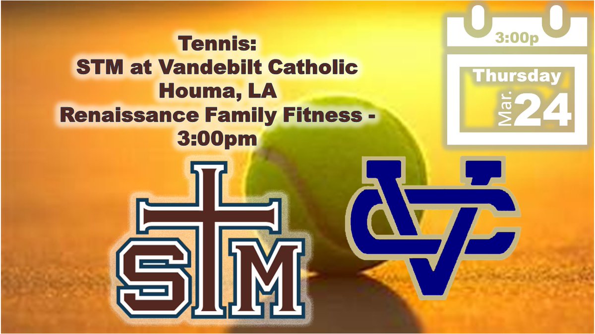 Gameday Alert!
Geaux Cougars!
The game is on VSN click here to subscribe: varsitysportsnow.com/checkout/subsc…
<a href="/stmtailgating/">STM Tailgating</a>  @stmcatholichs @STMBaseball12 <a href="/STMCougarTennis/">STM Cougar Tennis</a>