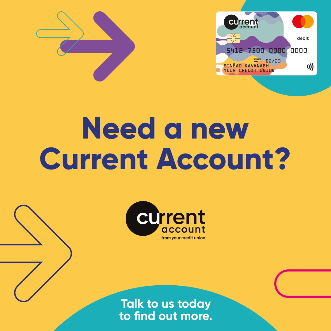 On the hunt for a new current account provider? Maybe yours is leaving the market, and you need to upgrade to a friendlier service that's here for the long run? Look no further than Current Account, from your local credit union. 

More information on currentaccount.ie 🔗