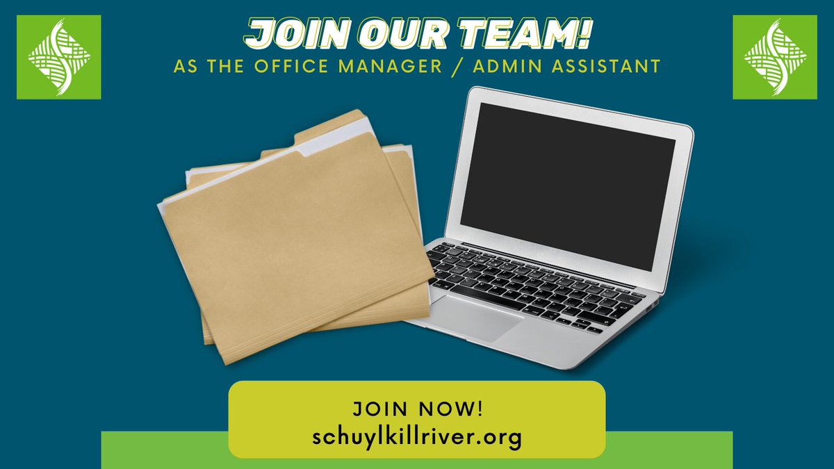 📢 SRG IS HIRING! JOIN OUR TEAM -  As the Office Manager/ Administrative Assistant. Salary is approximately $40,000 plus benefits.💻 Learn more and apply by March 25th! ➡️ schuylkillriver.org/job-opportunit…