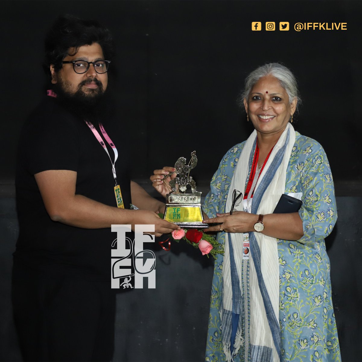 Introduction of the film The Cloud and the Man / #ManikbaburMegh at Kalabhavan Theatre.

#iffk #iffklive #kerala #filmfestivals #26iffk #iffk2022