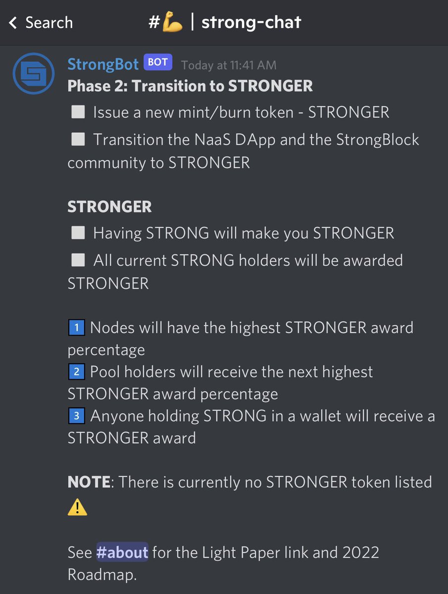 baconesq's tweet photo. $STRONG and the transition to $STRONGER 💪🏻 https://t.co/ehB96eXgeG