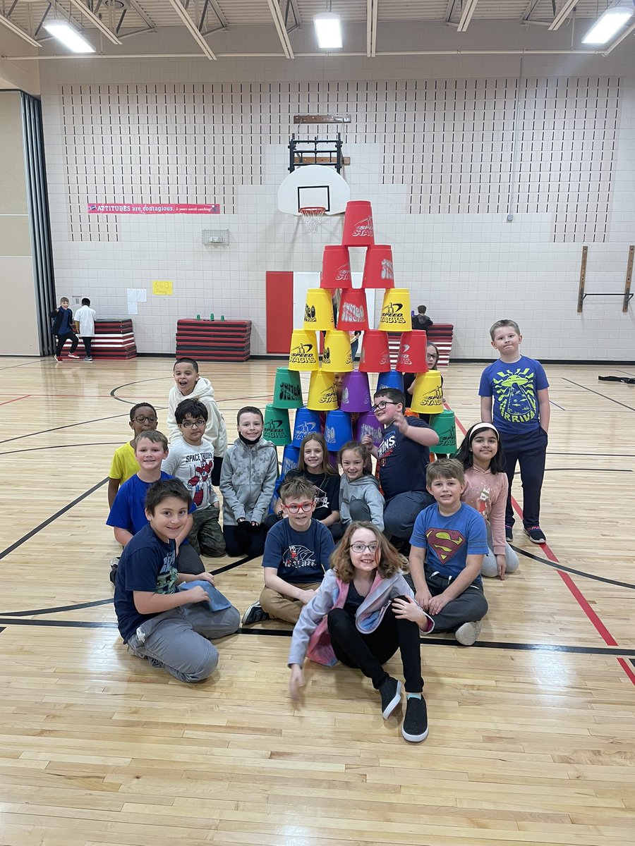 Sweeney Phy. Ed. (@sweeneyphyed) on Twitter photo Fun times on our last day of cup stacking! These 3rd graders were so proud of their pyramid. <a href="/SweeneyElem/">Sweeney Elementary</a> Fun times on our last day of cup stacking! These 3rd graders were so proud of their pyramid. <a href="/SweeneyElem/">Sweeney Elementary</a>