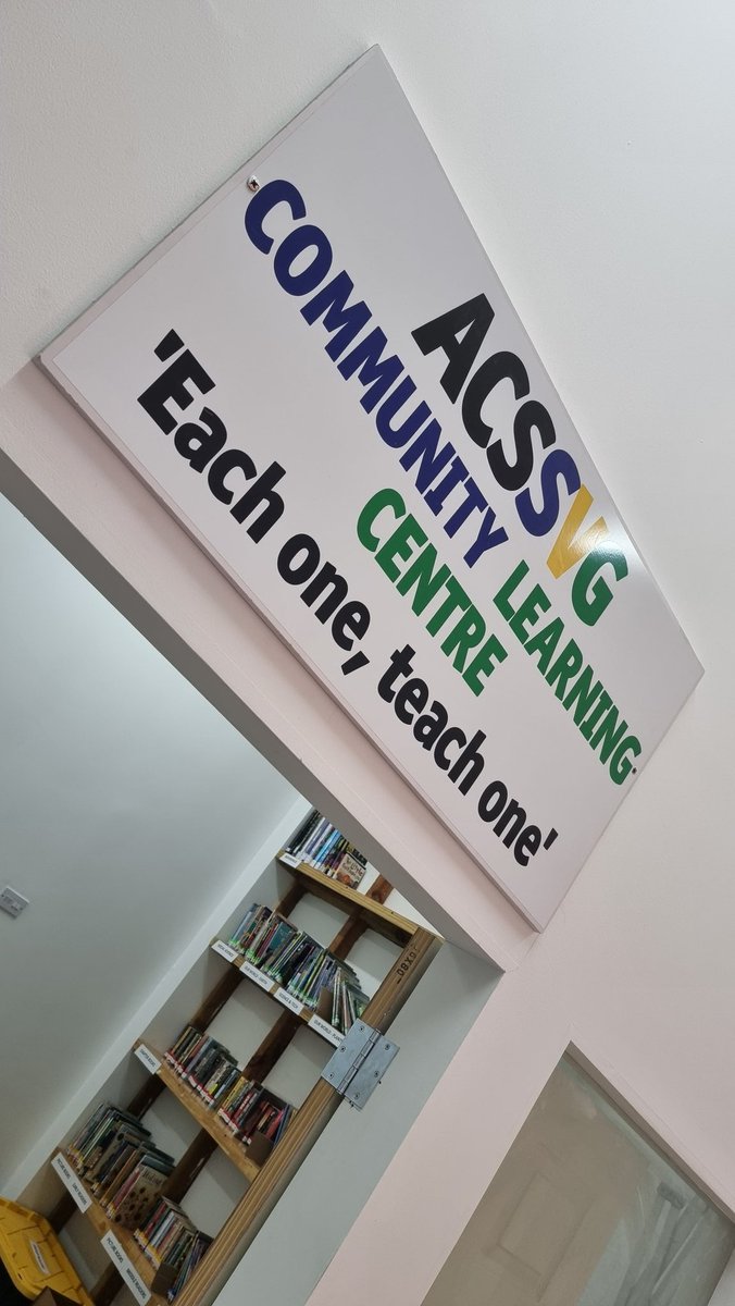 acssvg's tweet photo. Work is coming along nicely in our Learning Centre.. Our mini Library is looking good😌
Can't wait till this is up and running😁🇻🇨 https://t.co/K4YSEnUPX4