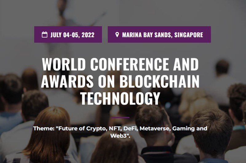 BitcoinGarden's tweet photo. World Blockchain Conference and Awards | July 04-05, 2022 | Singapore https://t.co/4skNb5zeEm | #Crypto #Events https://t.co/jvhrgaBiGa