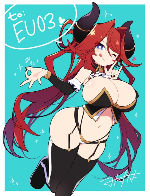 skebでよその子描かせて頂きました❤️ お金大好き角子ちゃん💰  https://t.co/1wcDaFnAUB #Skeb #Commission 