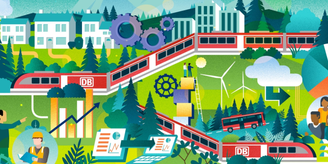AEatPEGA's tweet photo. Discover how Deutsche Bahn is digitizing workflows to help people and goods get around. Read the article from the inaugural issue of GO! https://t.co/oPyZWLjLQa https://t.co/L7GyZn1PTJ