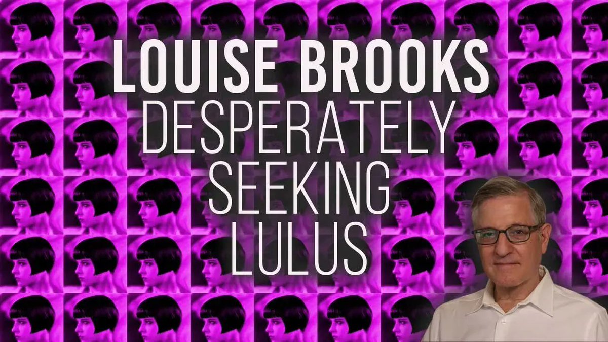 When I did the publicity on a reissue of "Pandora's Box," I corresponded with 𝗟𝗼𝘂𝗶𝘀𝗲 𝗕𝗿𝗼𝗼𝗸𝘀  When I saw a woman on the street with a Louise Brooks bob, I took her picture and mailed it to Louise. She wrote back:  "Send more.  Love, Louise."   buff.ly/3uelWM6