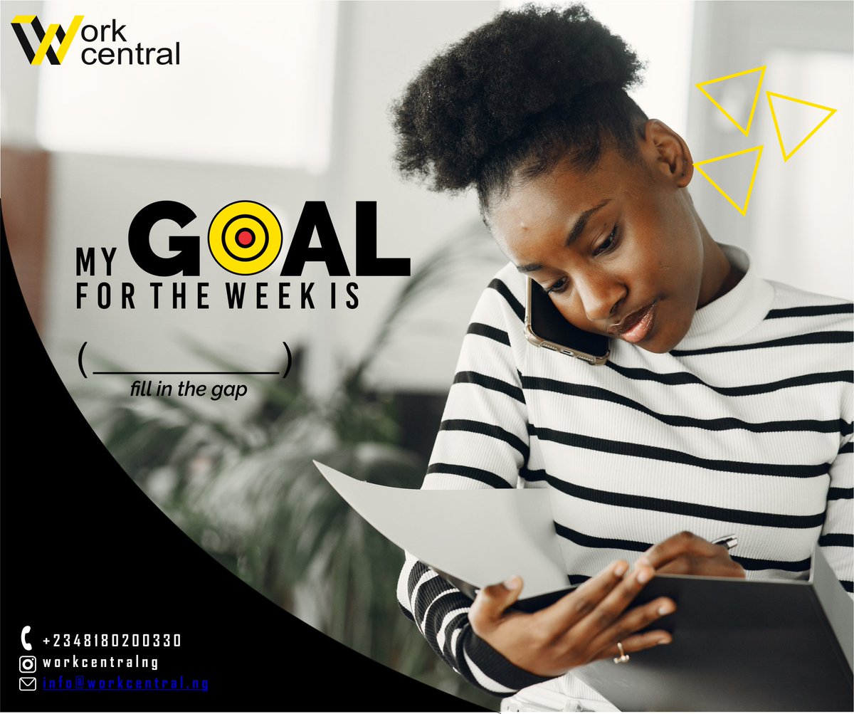 workcentralng's tweet image. It's Monday.
 Let's go🚀 , what is on your plate for the week? 

#workcentral #futureofwork #workcentrallagos #coworkinglife