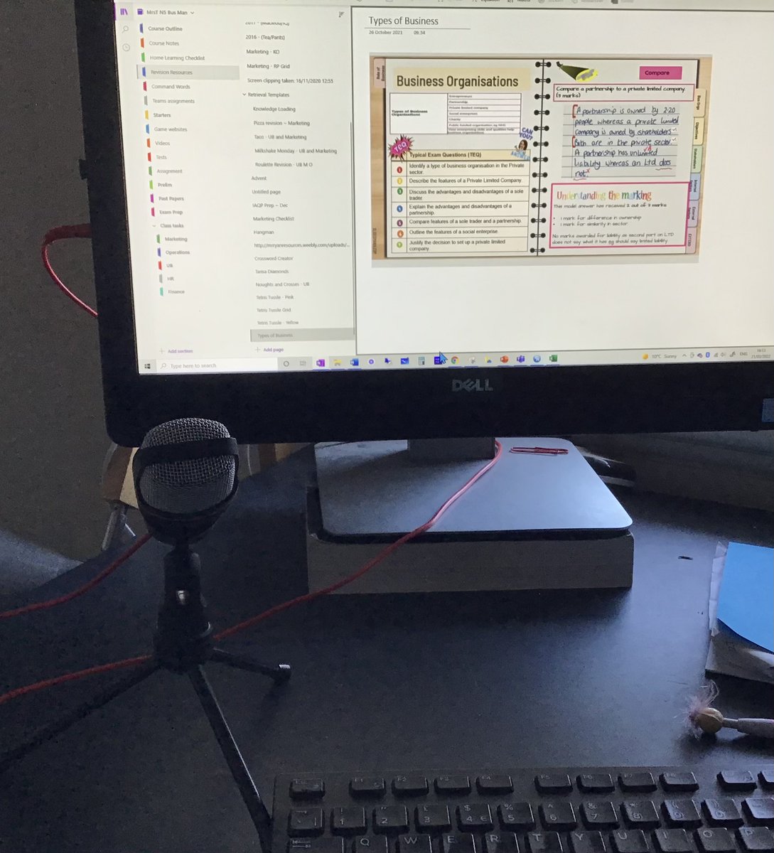 MrsTEHS's tweet photo. Making use of the microphone to #insertaudio in @onenote to create some audio help to differentiate resource for #N5BusMan
#examready #gradebooster #independentlearning https://t.co/7J4kQNEvZw