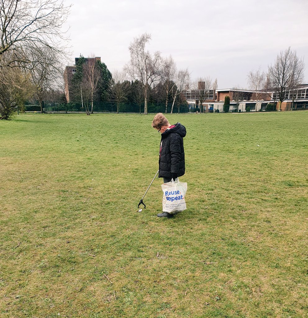 More litter picking, 5 out of Jacks goal of 10 bags filled so far. <a href="/RimroseHope/">Rimrose Hope</a>