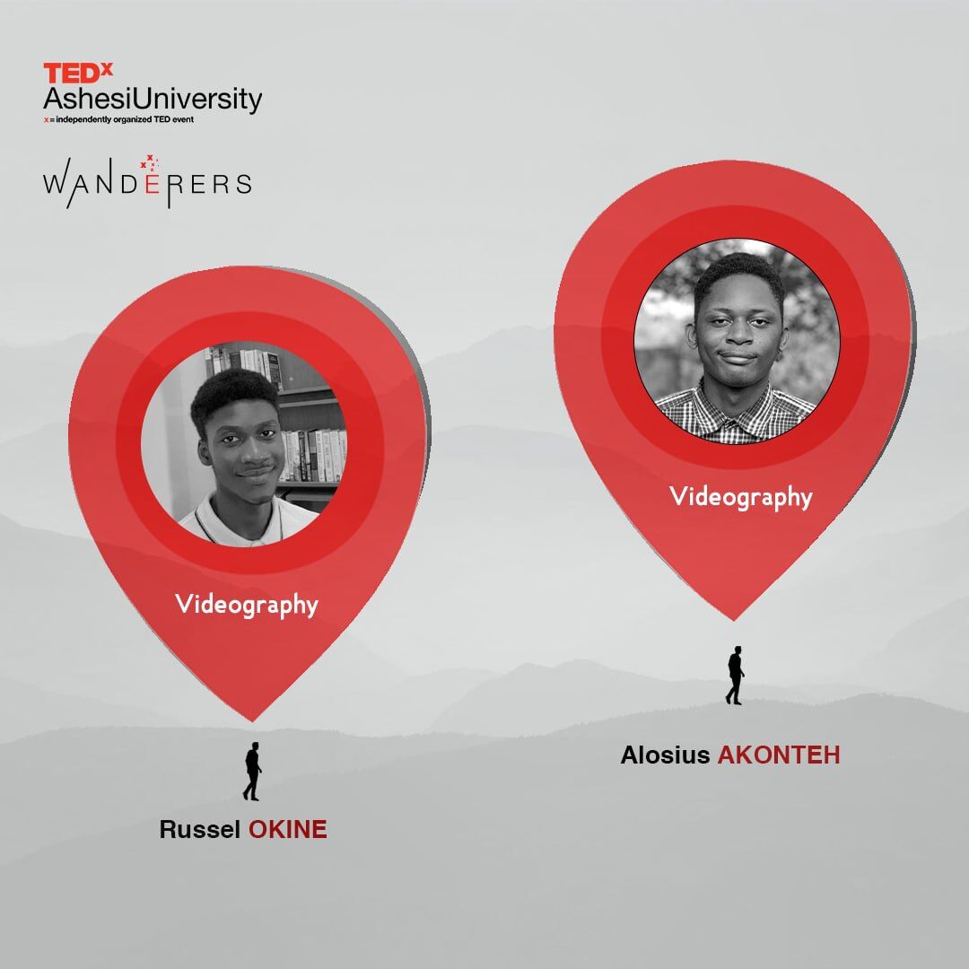 TedxAshesi's tweet photo. Hello awesome people! 

It is our pleasure to introduce you to the 𝘃𝗶𝗱𝗲𝗼𝗴𝗿𝗮𝗽𝗵𝘆 𝘁𝗲𝗮𝗺! This team is responsible for coverage, footage, shorts and many more amazing visual effects you see daily!🤩🔥🤗
This year's videography team is made up of:

Russell Okine a second https://t.co/cVlNYCIkDG