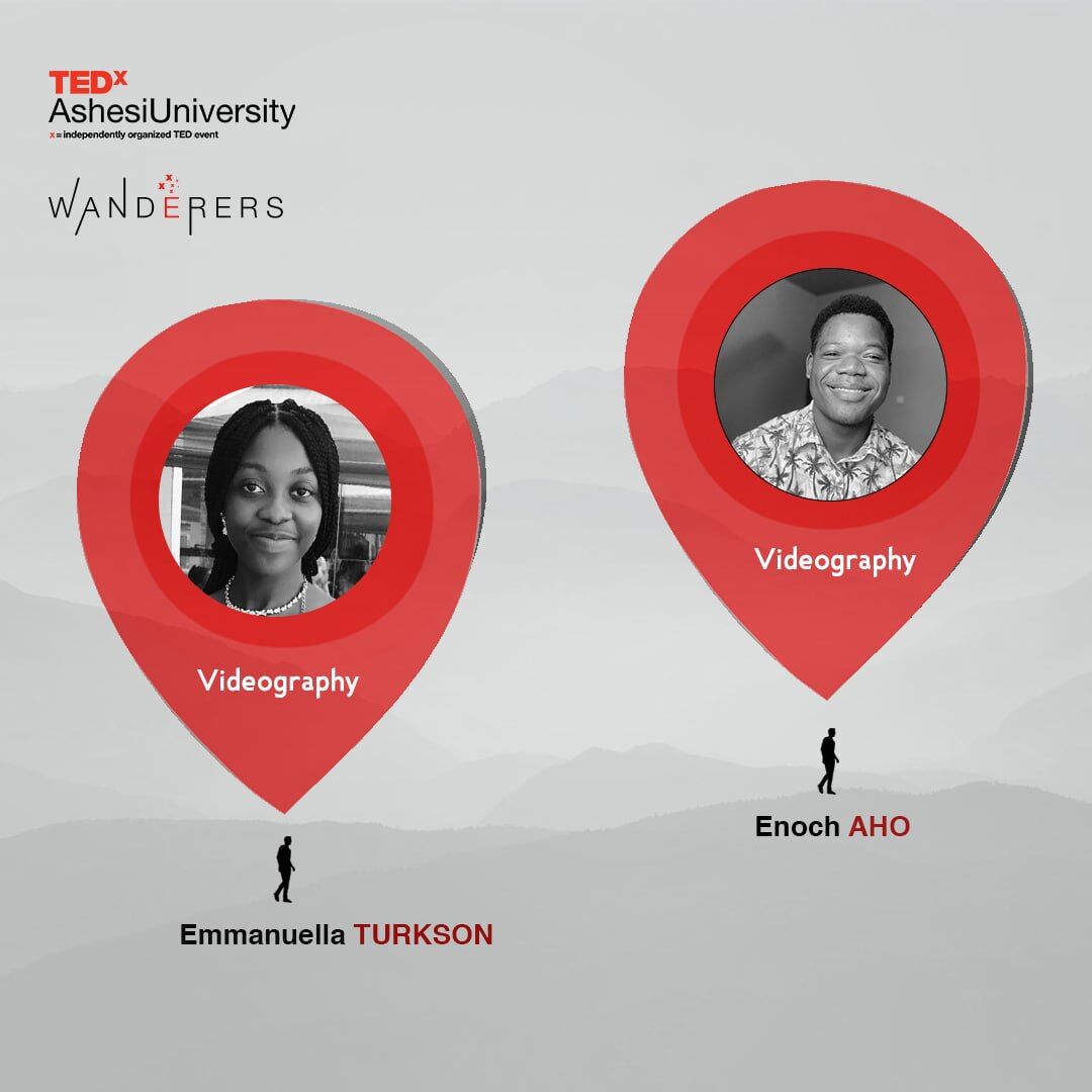 TedxAshesi's tweet photo. Hello awesome people! 

It is our pleasure to introduce you to the 𝘃𝗶𝗱𝗲𝗼𝗴𝗿𝗮𝗽𝗵𝘆 𝘁𝗲𝗮𝗺! This team is responsible for coverage, footage, shorts and many more amazing visual effects you see daily!🤩🔥🤗
This year's videography team is made up of:

Russell Okine a second https://t.co/cVlNYCIkDG