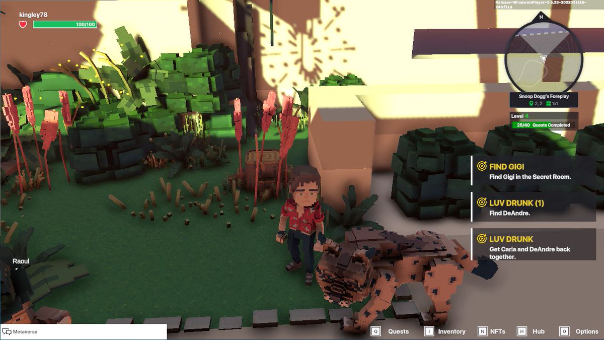 leonkingly78's tweet photo. @TheSandboxGame I just participated in the daily #SandboxAlphaS2Contest for a chance to earn up to 1,000 $SAND! Starting March 21 - Find Martha in the Snoop Dogg Mansion. Check out my screenshot below!
👇 #SandboxAlphaS2 https://t.co/BjnEaNtn9K