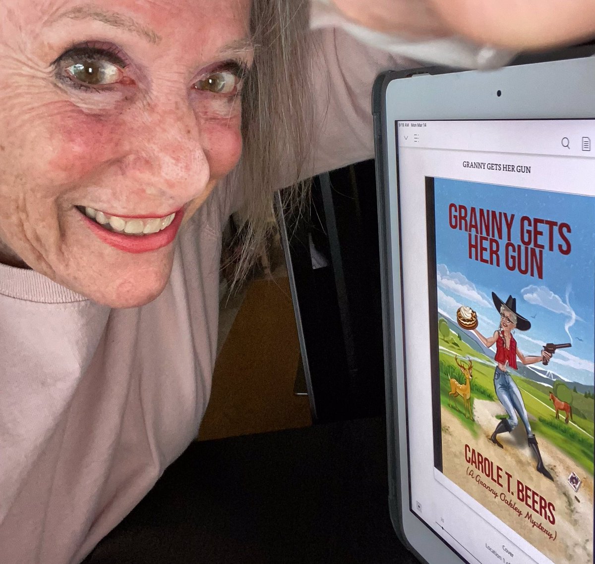 Granny Oakley must save her daughter's resort with fancy pies and sharpshooting. But the hot neighbor she fancies might be poaching nearby. Will he dash this merry widow's hopes for a new beginning? Perfect vacay/anytime read. Uplifting, sassy spinoff from my #PepperKaneMysteries