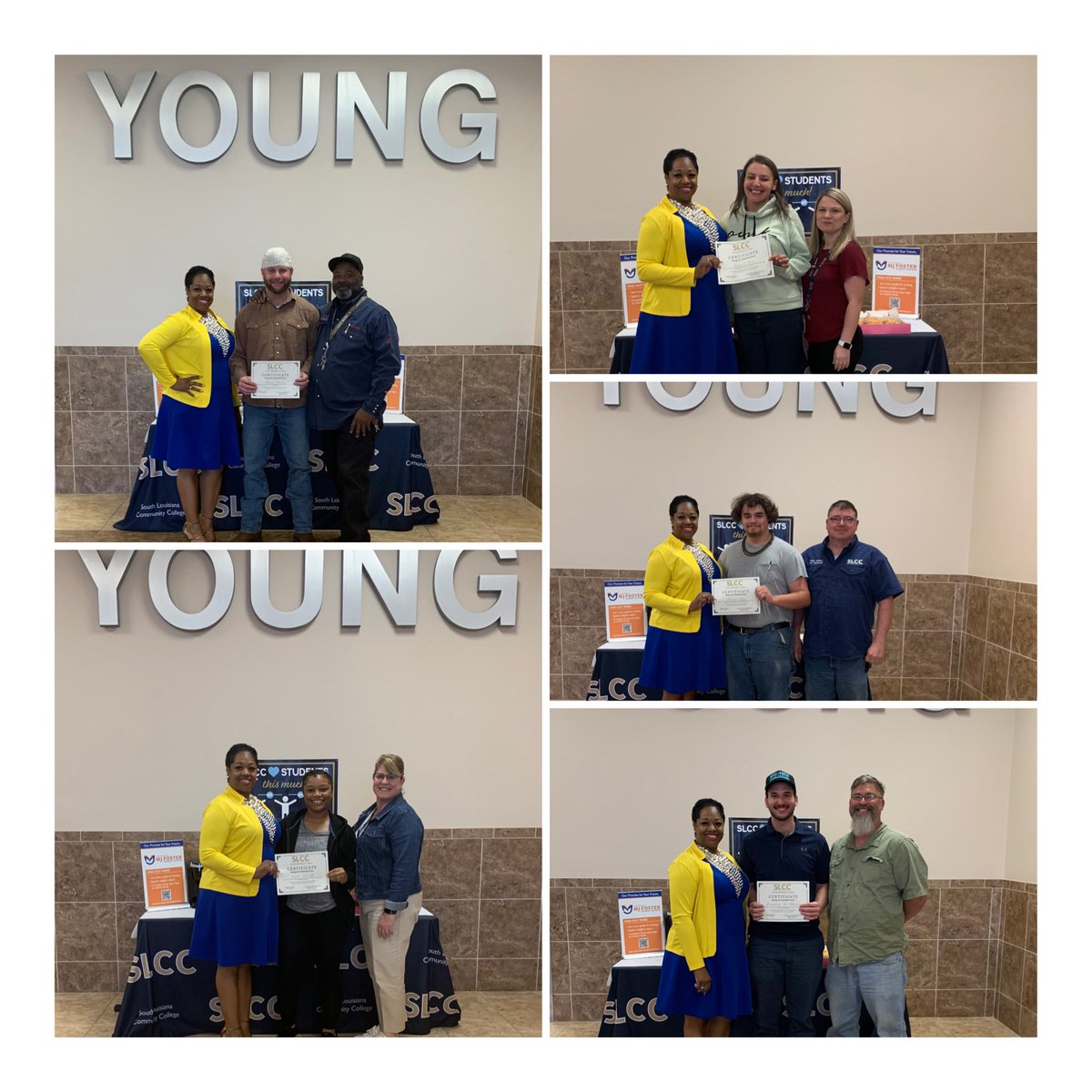 tlwmoore's tweet photo. It’s an AWESOME day for @southlacc & @golctcs Colleges‼️It’s #CommunityCollegeWeek! The first @southlacc-YM event was “Donuts with the Director”🍩! We presented 🌟“Shining Star Achievement Awards”& chatted about #TRIO & #MJFosterPromise over donuts & coffee☕️! #EverydayExcellence https://t.co/GKf1cOJIlj
