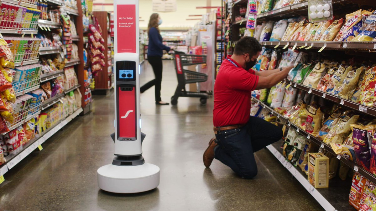 El robot móvil autónomo Tally 3.0 escanea el inventario en una tienda de comestibles. La gran automatización. #RHCreativo #Marketing #DesarrolloWeb
acortar.link/GlA9Dx