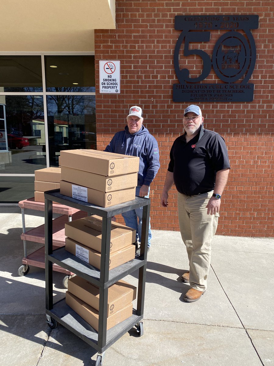 milvertonps's tweet photo. Milverton PS - a huge shout out to the Johnston brothers of Maplevue Farms and our Perth County Dairy producers for generously donating a milk for every student at Milverton PS. World Milk Day is June 1st :) https://t.co/INvQWUm13T