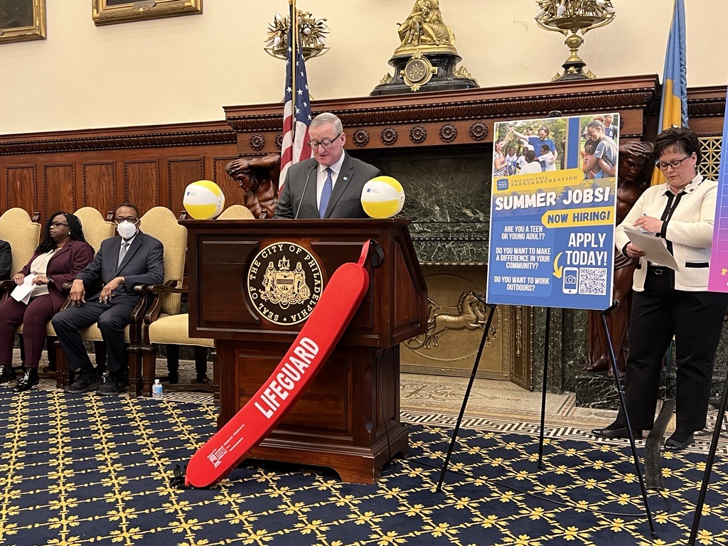 📢Our summer countdown is officially underway! We are so excited to announce our summer programming opportunities. Follow along for details and remarks from <a href="/PhillyMayor/">Mayor Cherelle L. Parker</a> and <a href="/PHLfamilies/">Philadelphia Office of Children and Families</a> representatives ⬇️