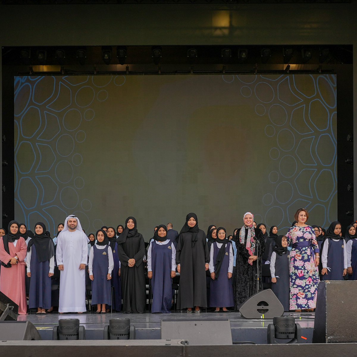 Expo School Programme (@exposchoolprgrm) on Twitter photo We had some more amazing performances at Jubilee Stage today, with Nasheed Al Wasl!
Today’s students from <a href="/JPSDubai/">GEMS JPS</a> , <a href="/RPSDubai/">RPS Dubai</a> & <a href="/JumeirahCollege/">Jumeirah College</a> and <a href="/ese_ae/">مؤسسة الإمارات للتعليم المدرسي</a> performed in the presence of H.E Dr. Rabeaa Al Sumaiti, H.E Lubna Al Shamsi and H.E Khalid Kalbat. We had some more amazing performances at Jubilee Stage today, with Nasheed Al Wasl!
Today’s students from <a href="/JPSDubai/">GEMS JPS</a> , <a href="/RPSDubai/">RPS Dubai</a> & <a href="/JumeirahCollege/">Jumeirah College</a> and <a href="/ese_ae/">مؤسسة الإمارات للتعليم المدرسي</a> performed in the presence of H.E Dr. Rabeaa Al Sumaiti, H.E Lubna Al Shamsi and H.E Khalid Kalbat.