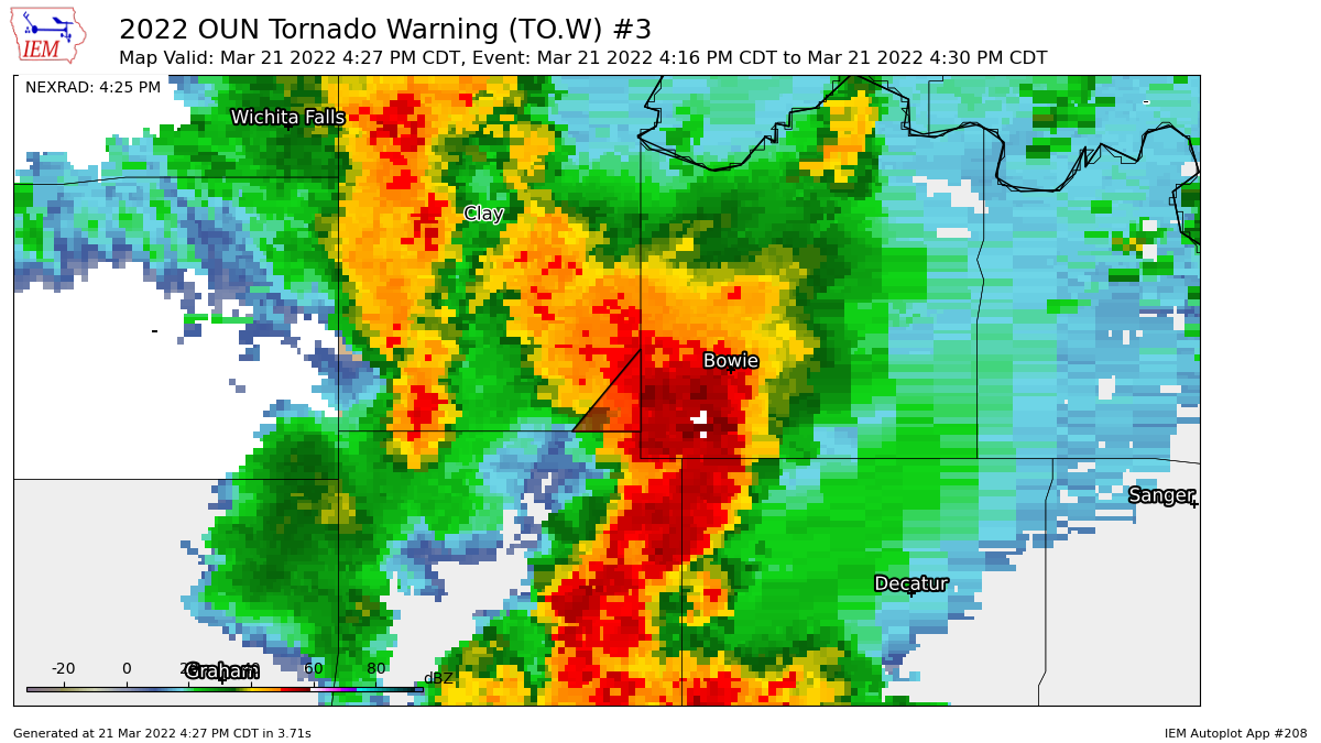 TxStormChasers's tweet photo. OUN expires Tornado Warning for Clay [TX] https://t.co/CgBpBOsk6t https://t.co/BRjFUXKzGz
