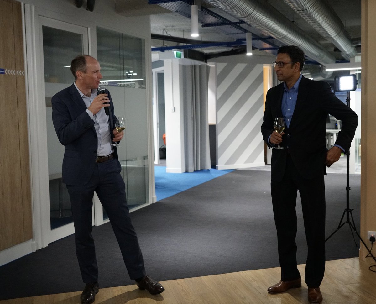 CSODEMEA's tweet image. 🌎 CEO of Cornerstone, @himanshupalsule, has touched down in #Paris, France 🛩️

After an exciting day filled with meeting and connecting with #CSODHappyClients and team sessions — the CSOD employee cocktail and networking event commence! 📸