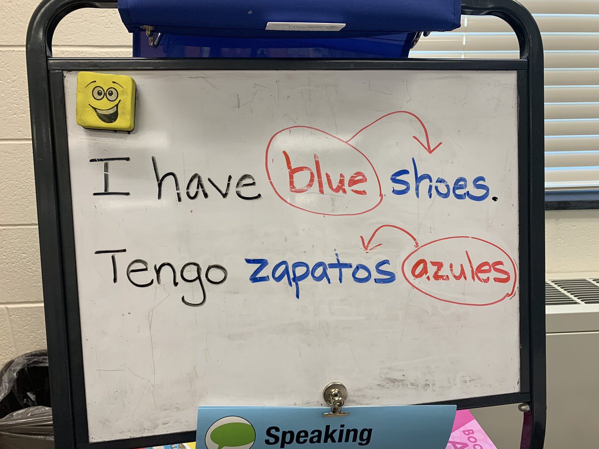 During small groups today we 🗣 practiced using adjectives to describe and label items in a picture using a big book 📕.  L1 and L2 connection to show sentence structure. Tomorrow we will ✍🏻 our sentences!  <a href="/TylerHeights/">TylerHeightsESAACPS</a>
