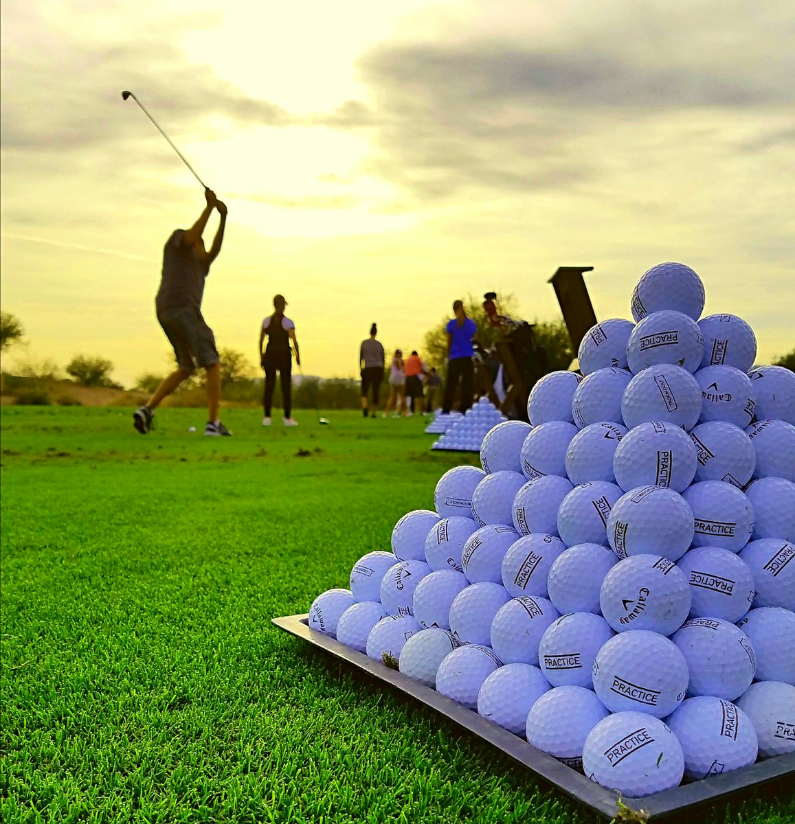 Come and golf with us.