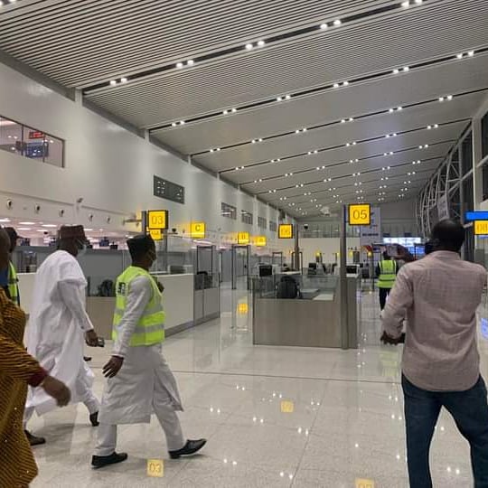 Hon. Minister of Aviation, Sen. <a href="/hadisirika/">Hadi Abubakar Sirika, CFR, FRAeS, FNIA</a> conducts a pre-inspection tour of the New Terminal at Murtala Muhammed International Airport Lagos,  in preparation for the commissioning Tomorrow 22nd March 2022.