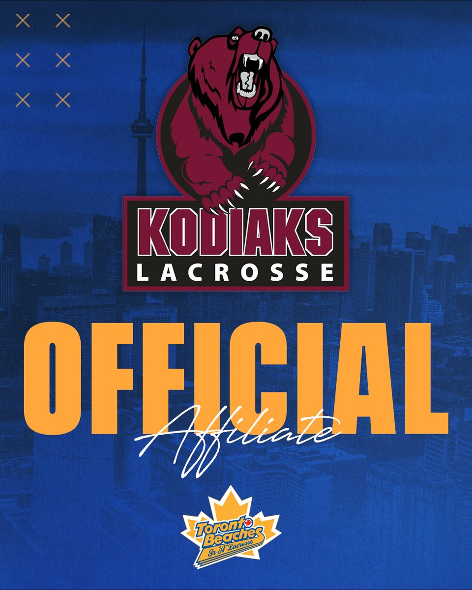 The Beaches organization is extremely proud and excited to announce an affiliation with the <a href="/CobourgKodiaks/">Cobourg Kodiaks</a> 🤝

Details: bit.ly/3N97VI9

#MakeWaves x #KodiaksCountry