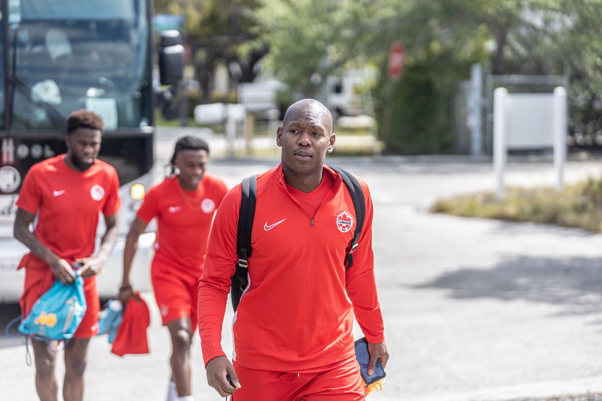 CanadaSoccerEN's tweet photo. The closer we get. The harder we work. 
🇨🇦🔒

#CANMNT #WCQ #ForCanada https://t.co/n5YXZ0JCae