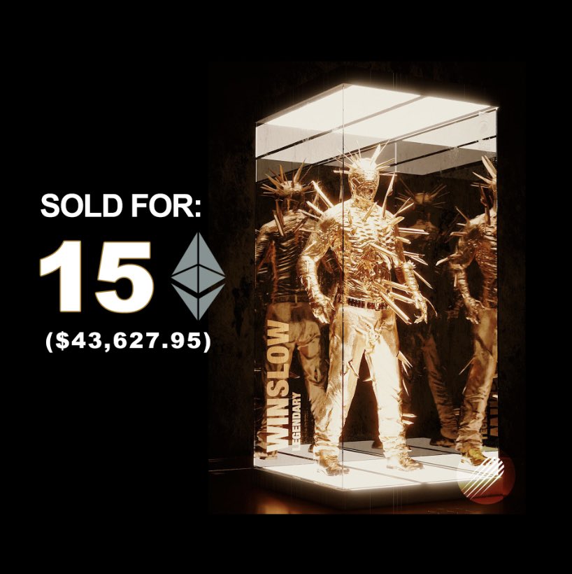 The Legendary Gold Winslow just sold on @OpenSea for 15 ETH 😮‍💨 

What would you resell it for if you bought it at that price?