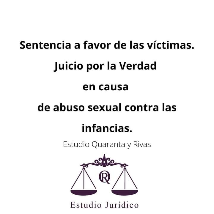 QuarantaRivas's tweet photo. ⚫️Les informamos una resolución que obtuvimos en relación al derecho a la verdad en el caso de dos víctimas de abuso sexual por parte de su hermano entre los años 1976 y 1981.

🫀🫀Esperamos que la causa continúe avanzando en el camino de la justicia en esta lucha colectiva. https://t.co/pm1NhASJEA